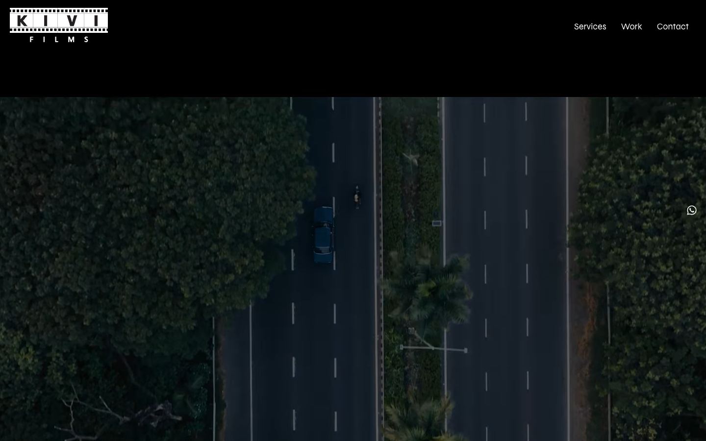 Kivi Films website on desktop