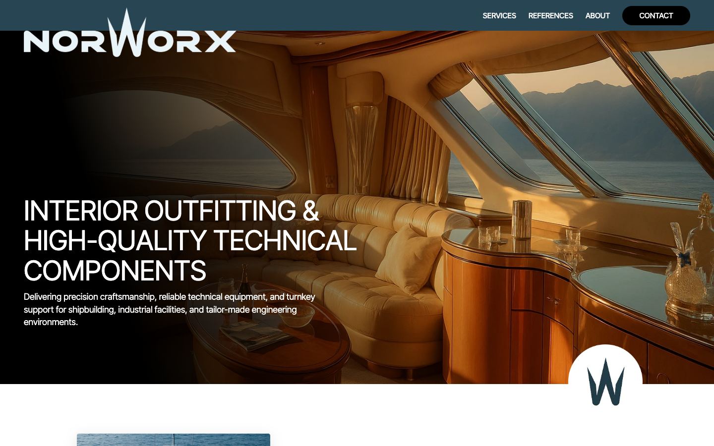 Norworx website on desktop